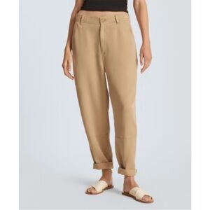 Everlane Sz 16 The TENCEL™ Relaxed Chino Tan Plus casual summer tapered